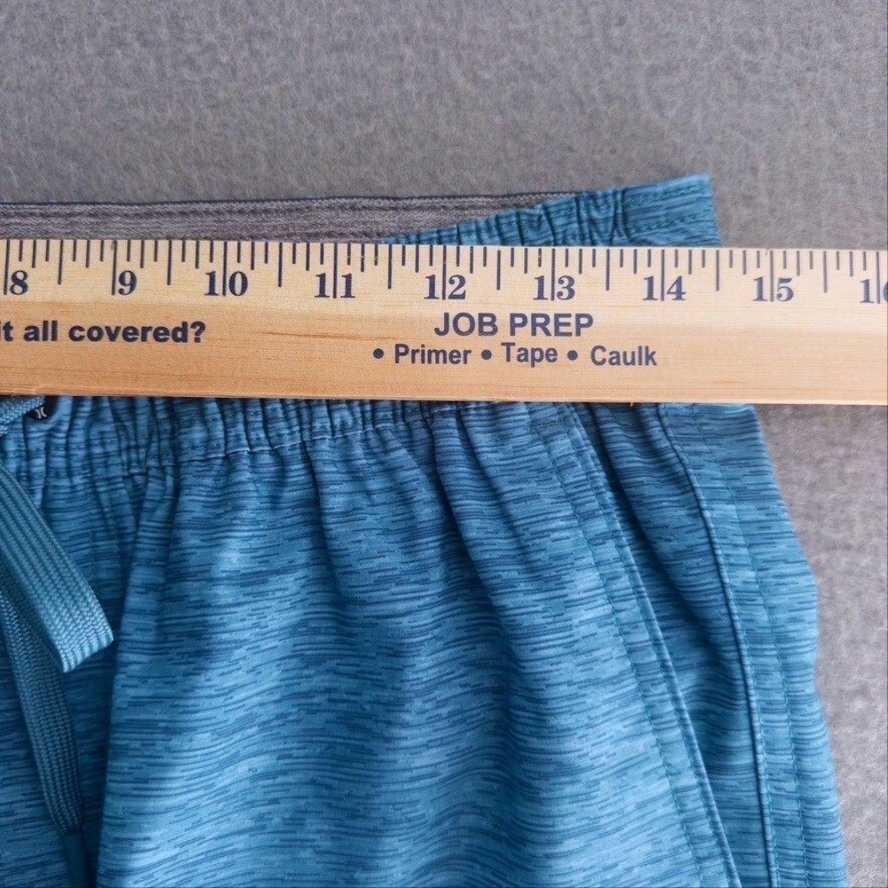 Hurley Mens Swim Trunks Medium Blue Elastic Waist Drawstring Casual - Picture 5 of 8